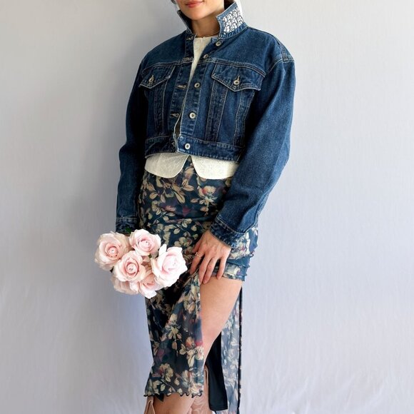 J'adore Jean Jacket Dark Wash Denim - Picture 11 of 16